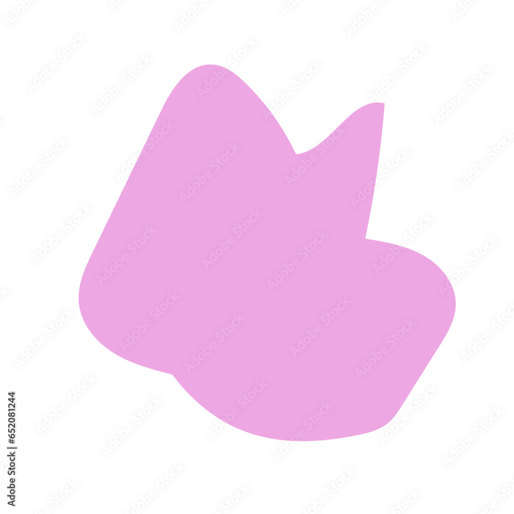 Colorful abstract shape vector 