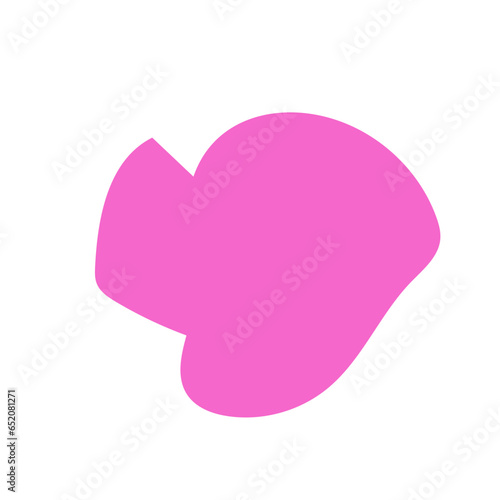 Colorful abstract shape vector 