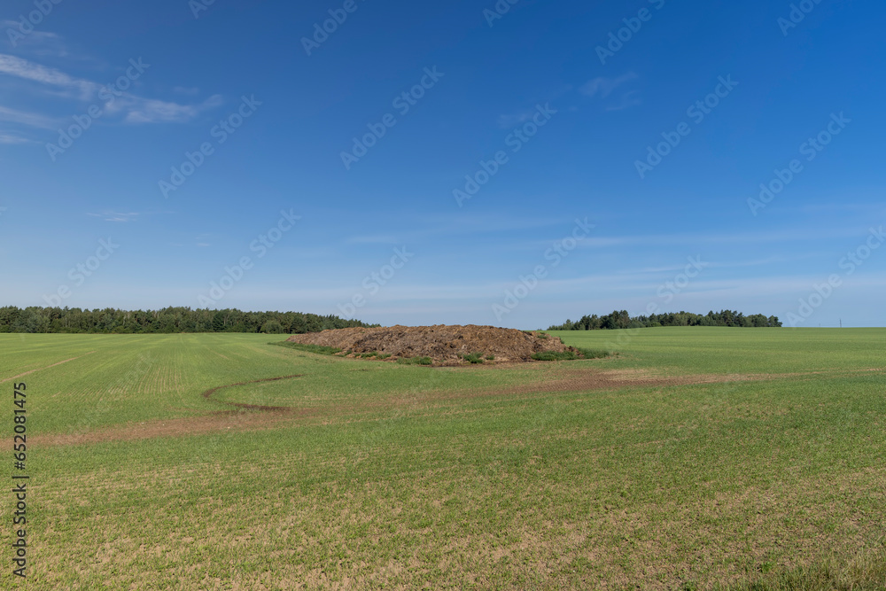a pile of environmentally friendly manure a pile of environmentally friendly manure