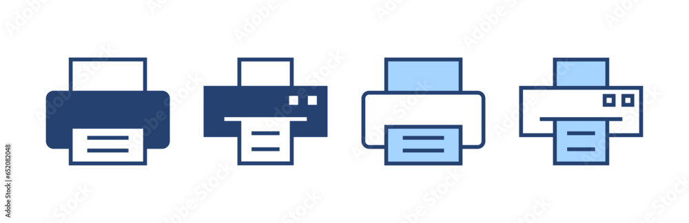 Print icon vector. printer sign and symbol Print icon vector. printer sign and symbol