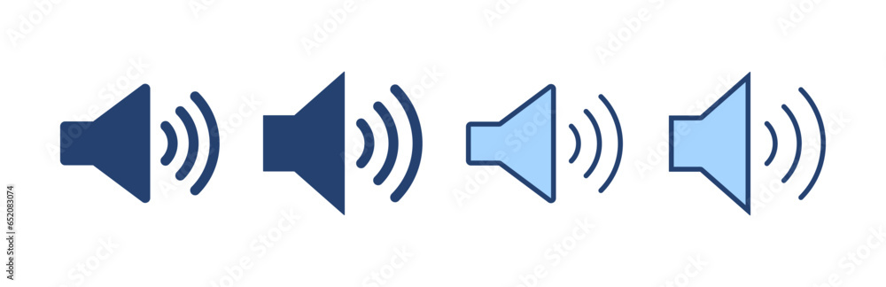 Speaker icon vector. volume sign and symbol. loudspeaker icon. sound symbol Speaker icon vector. volume sign and symbol. loudspeaker icon. sound symbol