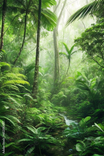 Tropical dense forest and environmental technology