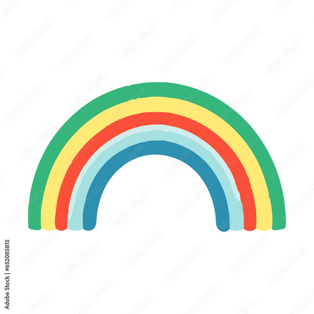 Fototapeta premium Cute baby Rainbow clipart SVG Bundle, Simple Boho Rainbow, SVG Bundle, Bohemian, Cute Rainbow Svg, Circut Cut Files Silhouette, Baby Rainbow Svg, Pastel Rainbow Svg, kids t-shirt design, corporate