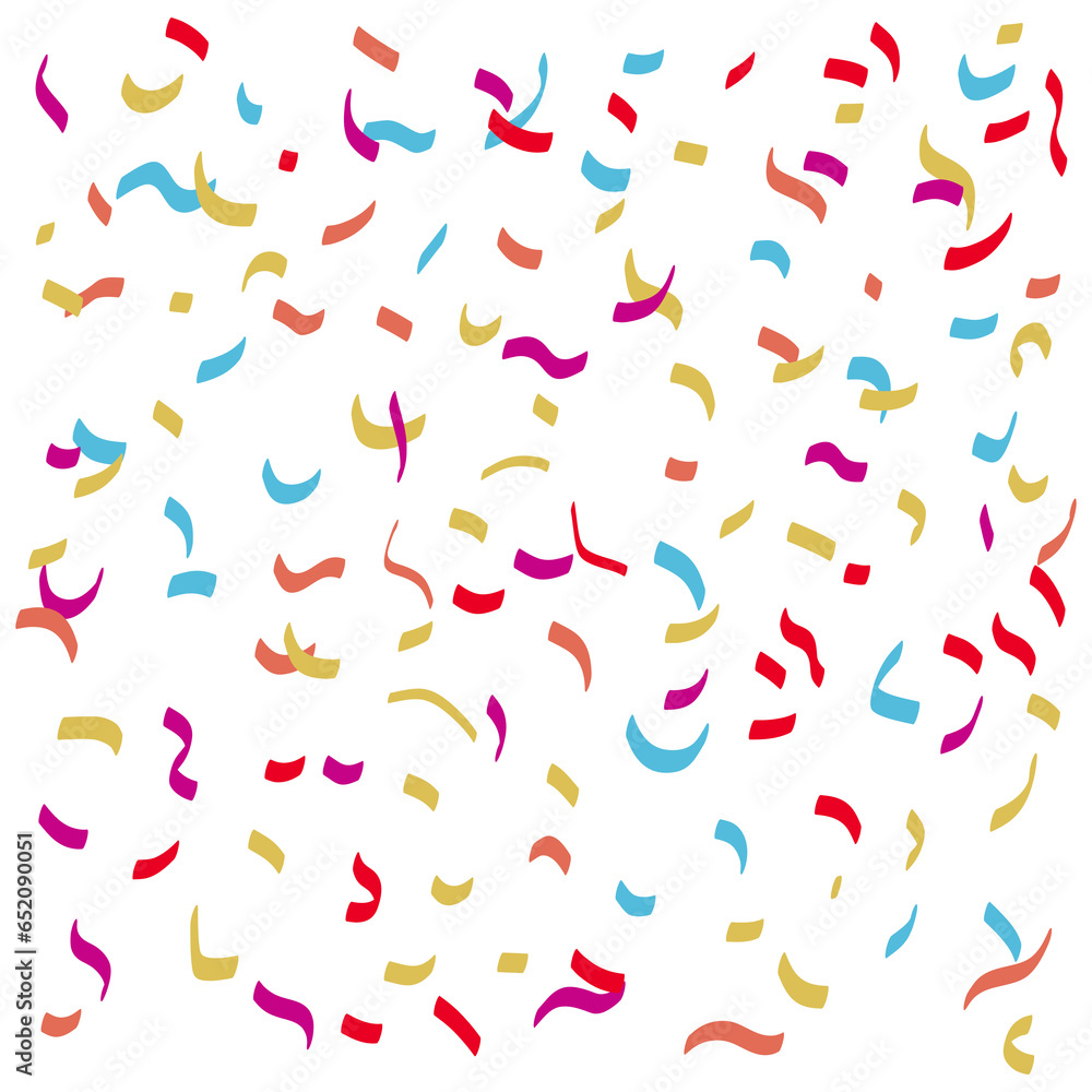 Confetti Colorful Ribbon Birthday Party Illustration Background Confetti Colorful Ribbon Birthday Party Illustration Background