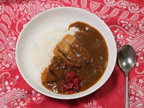 熱々のカツカレー photo