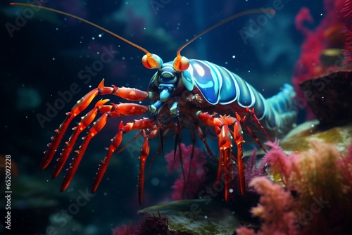 lobster in the aquarium, Generative AI