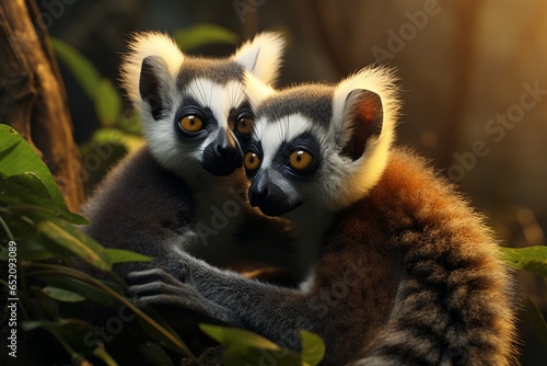 ring lemur  Generative AI