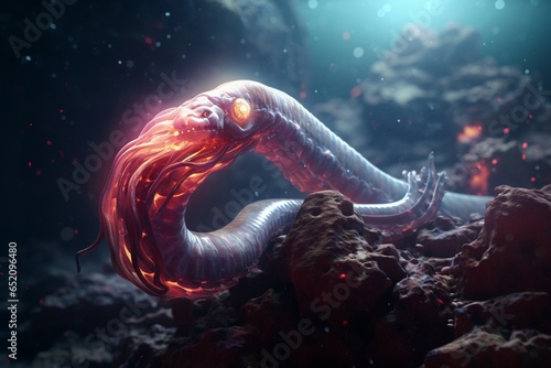 octopus in the sea, Generative AI