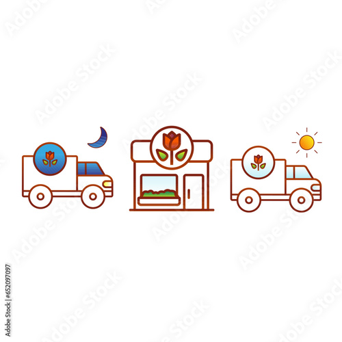 Icons Delivery Flowers