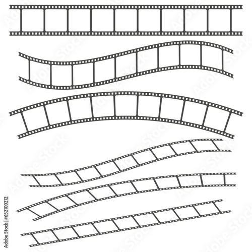 Filmstrips for photography concept. Vector illustration. EPS 10.