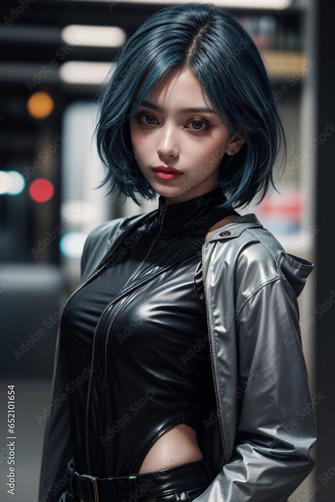 Mujer estetica futurista Mujer estetica futurista