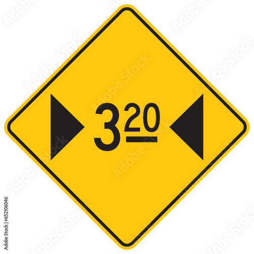 ancho libre, icono, vector, símbolo, silueta, ilustración, señal de prevención, señal color amarillo, pictograma, rombo, preventivo, señales, imagen, indicar, norma, normatividad, anuncio, estándar, 