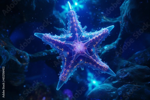 starfish in the sea, Generative AI © Nino31
