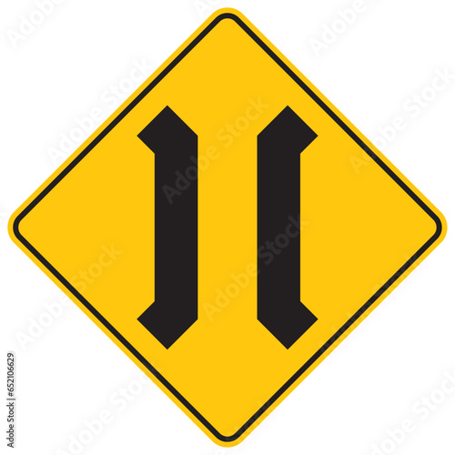 puente angosto, icono, vector, símbolo, silueta, ilustración, señal de prevención, señal color amarillo, pictograma, rombo, preventivo, señales, imagen, indicar, norma, normatividad, anuncio, estándar