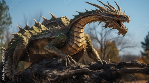 fantasy dragon s eerie den portrait