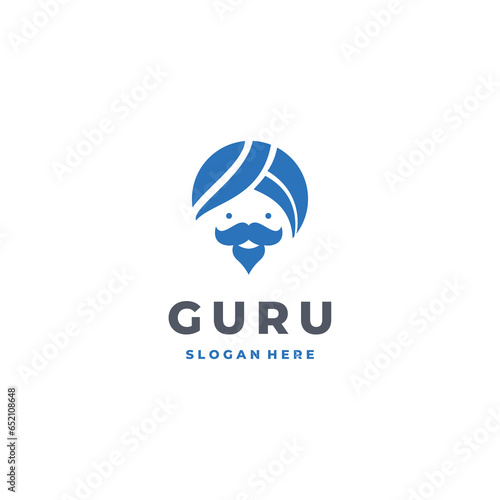 guru modern logo vector