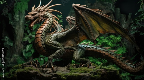 fantasy dragon's eerie den portrait © grocery store design