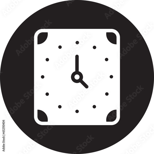 clock glyph icon
