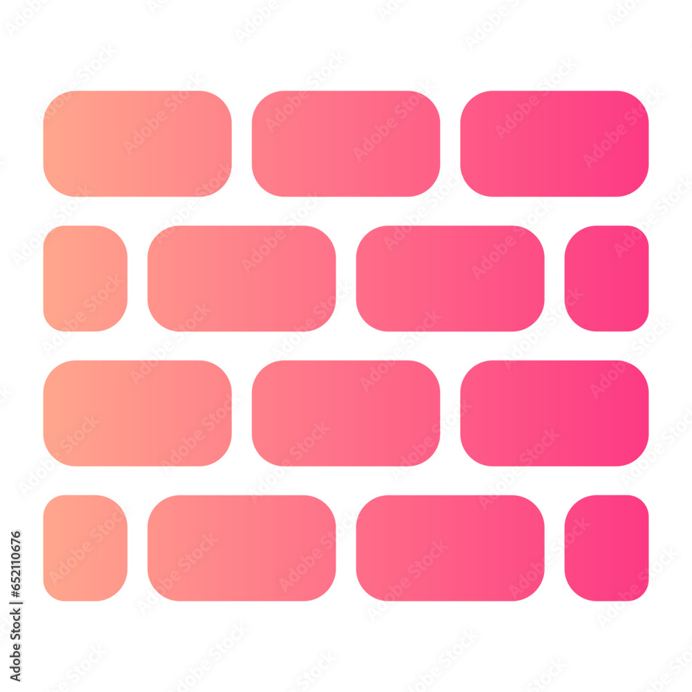 wall gradient icon wall gradient icon