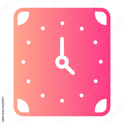 clock gradient icon
