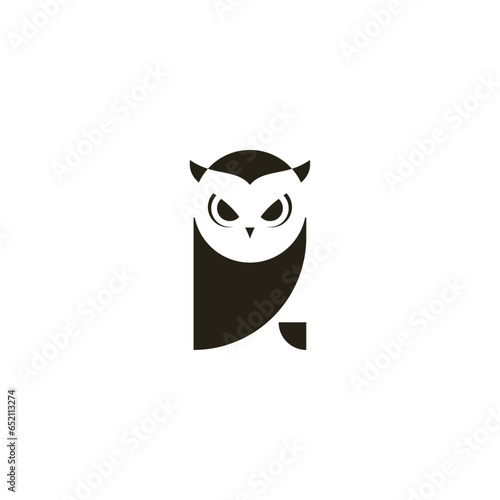 Owl Silhouette logo design inspiration