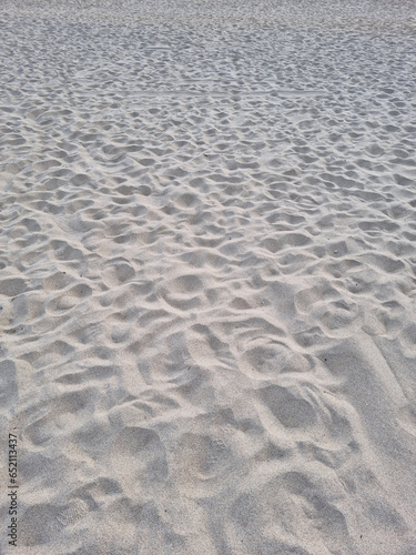  A close-up of the sand on the beach. 