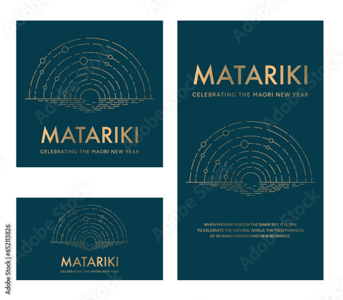 NZ Celebrating Matariki and the Maori New Year Gold