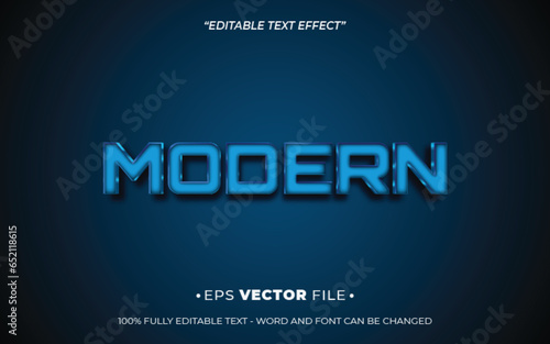 Modern effect editable vector template