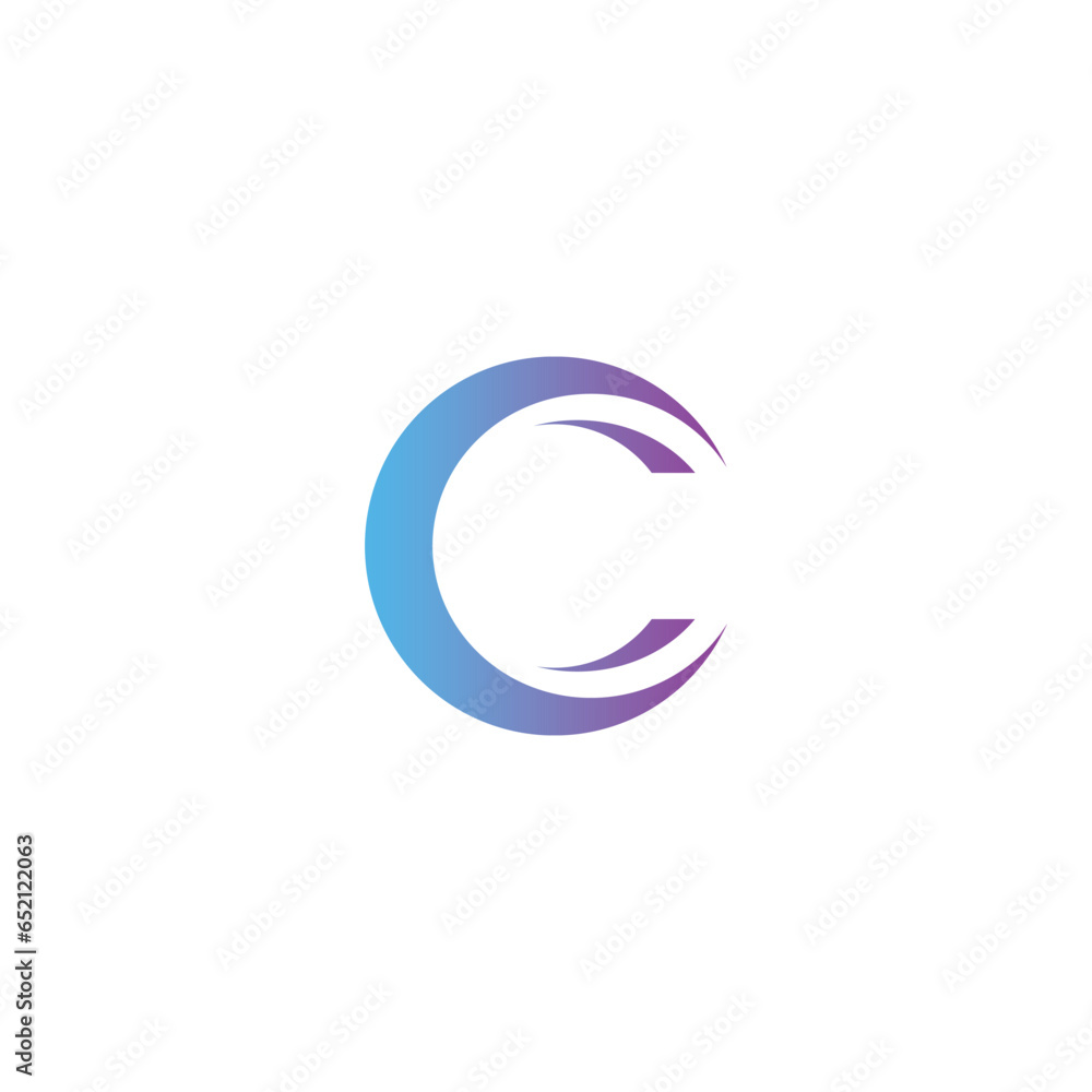 Letter C Modern Logo Design. C Icon