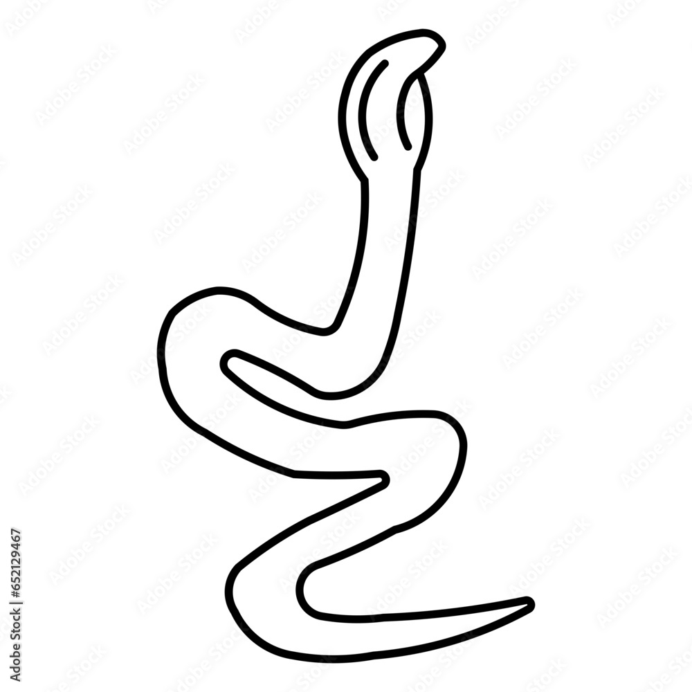 Naklejka premium King Cobra