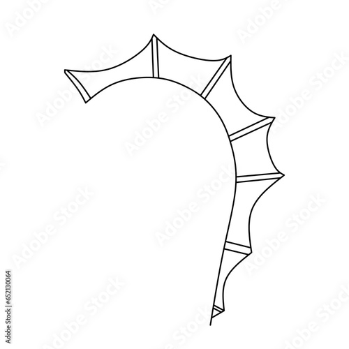 Punk kid hair icon, vector illustration 