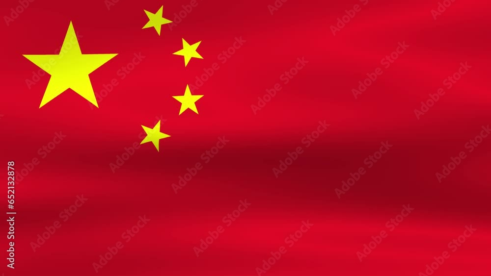 China Flag Smooth Waving Animation. Wonderful Flag of the China with Folds. Flag background. 4k 3D render. China Flag Smooth Waving Animation. Wonderful Flag of the China with Folds. Flag background. 4k 3D render.