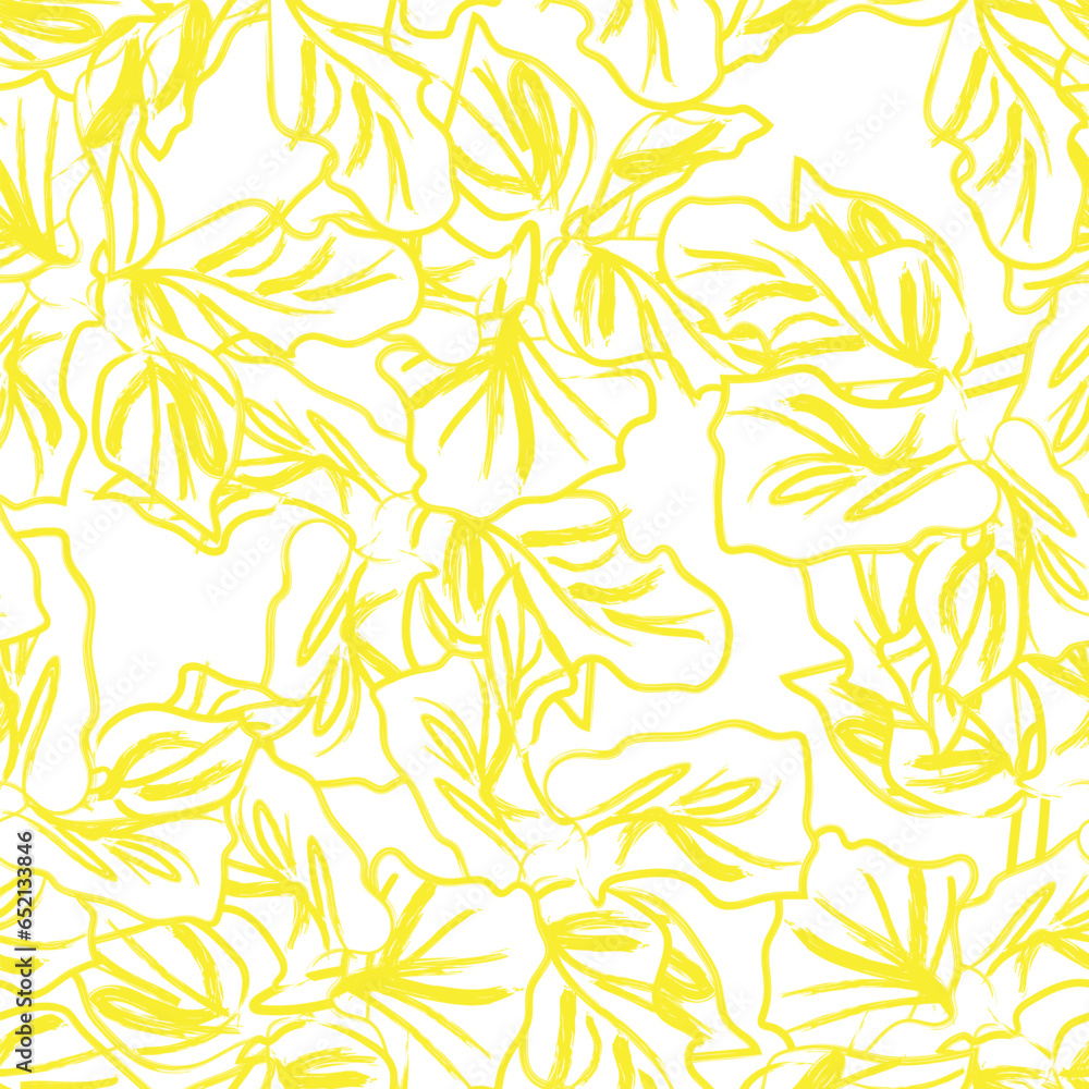 Fototapeta premium Colourful Abstract Floral Seamless Pattern Design
