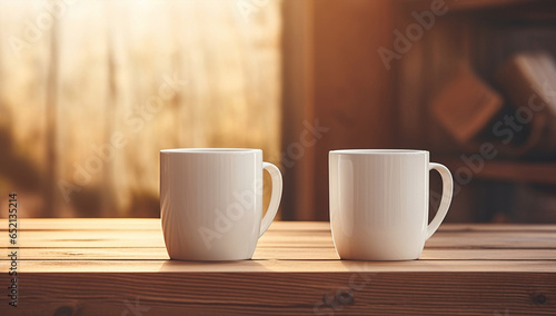Hot espresso space beverages wooden morning cafe drink background table breakfast mug cup coffee