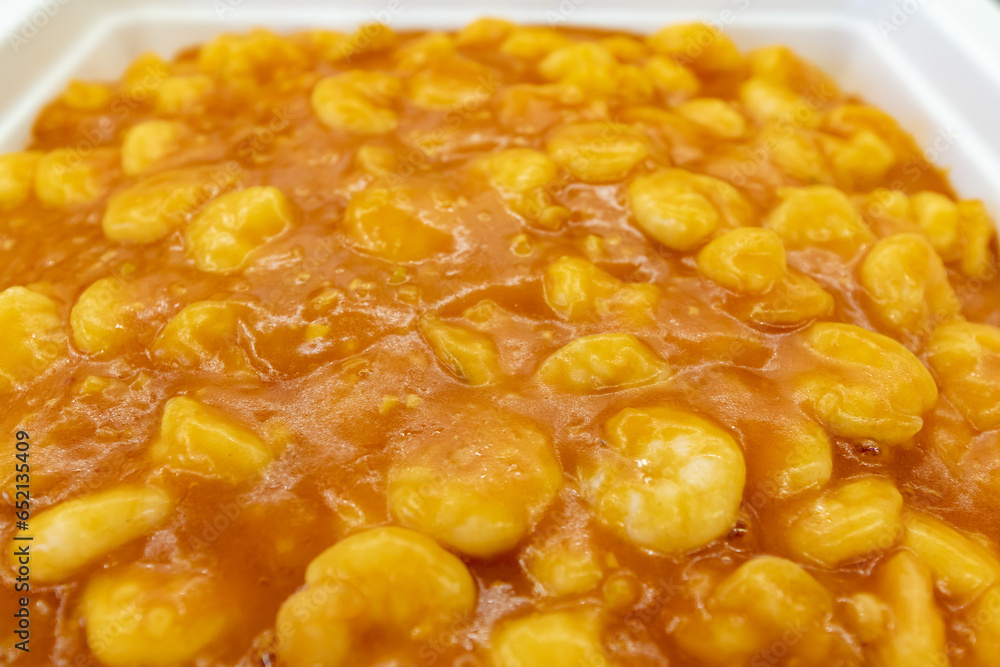 エビがたくさん入ったエビチリソース エビがたくさん入ったエビチリソース