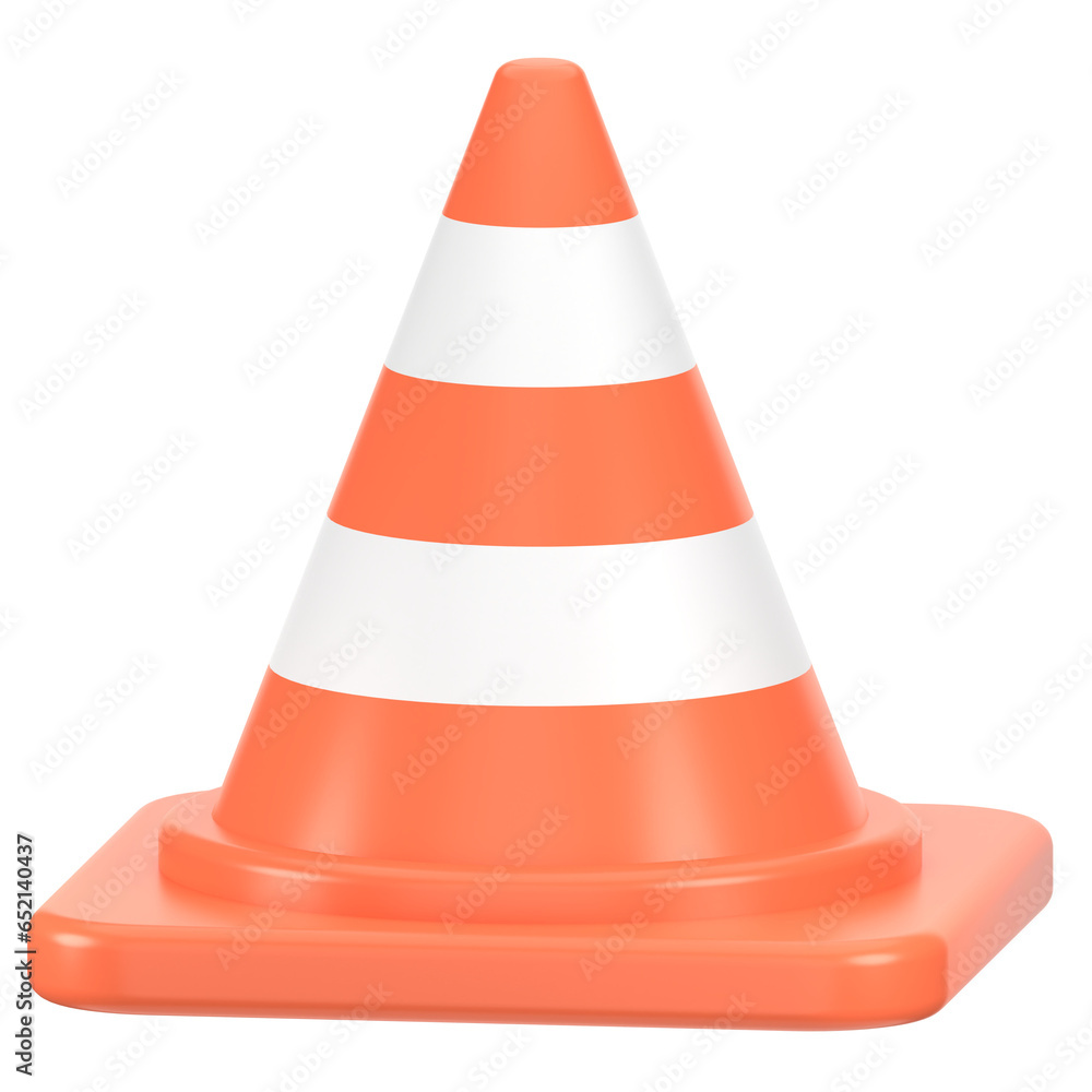 3d icon Traffic Cone, 3d illustration, 3d element, 3d rendering. 3d icon Traffic Cone, 3d illustration, 3d element, 3d rendering.