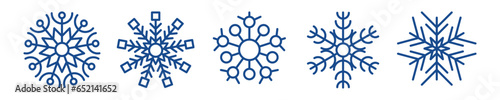 Snowflakes winter collection