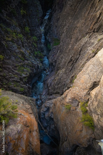 Box canyon falls in Ouray Colorado © SETH