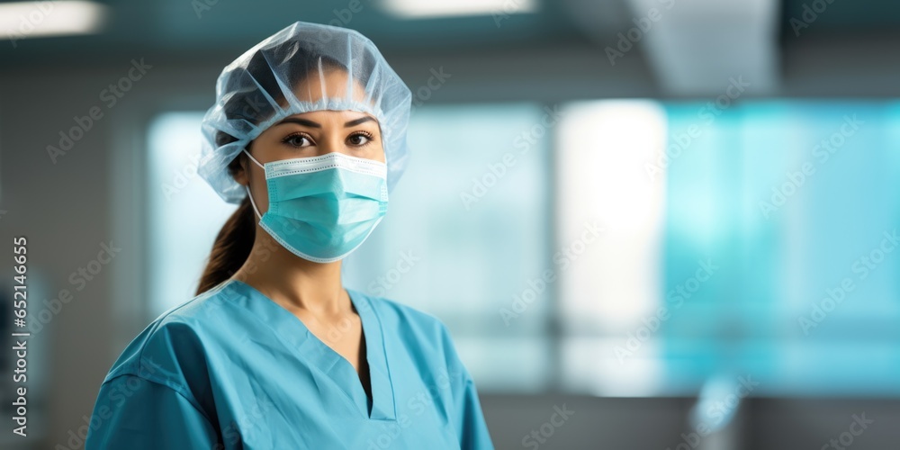 Surgeon portrait in health care Surgeon portrait in health care