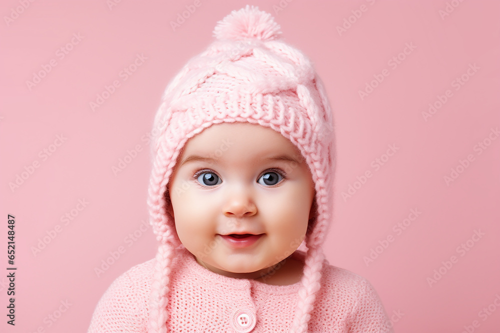 Studio portrait of cute little baby infant smiling on different colours background Studio portrait of cute little baby infant smiling on different colours background