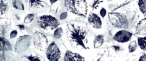 pattern print leaf texture background asian neutral fancy