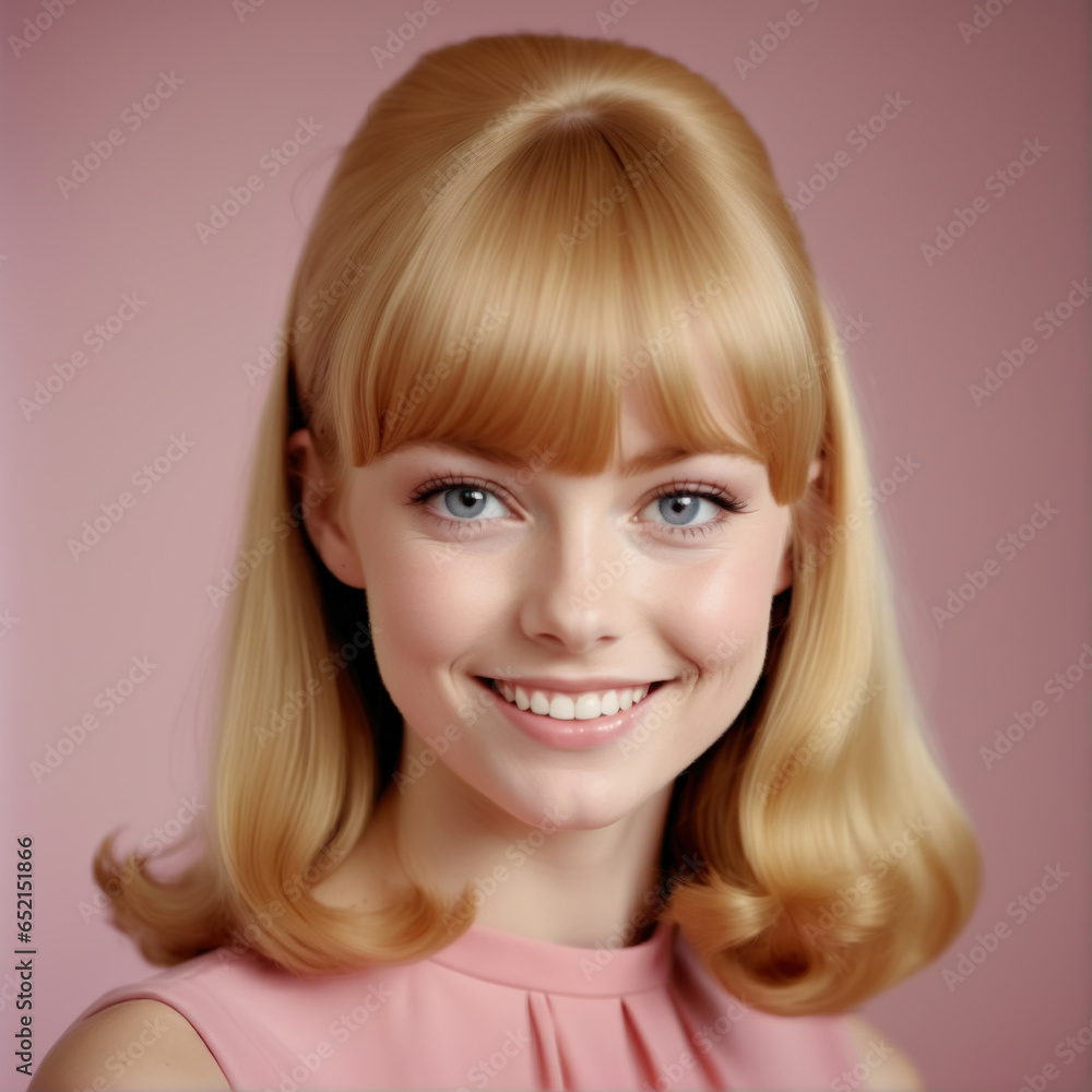 1960s studio portrait of an elegant young woman 1960s studio portrait of an elegant young woman