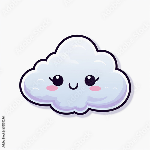 kawaii cloud clip art  © donna