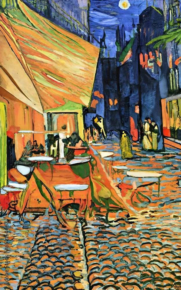 Fototapeta premium on some boulevard in the world