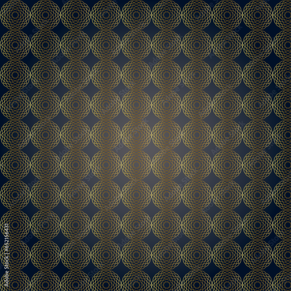 Wallpaper Pattern, gold Color, Vintage, Vector Illustration, gold pattern, oriental pattern