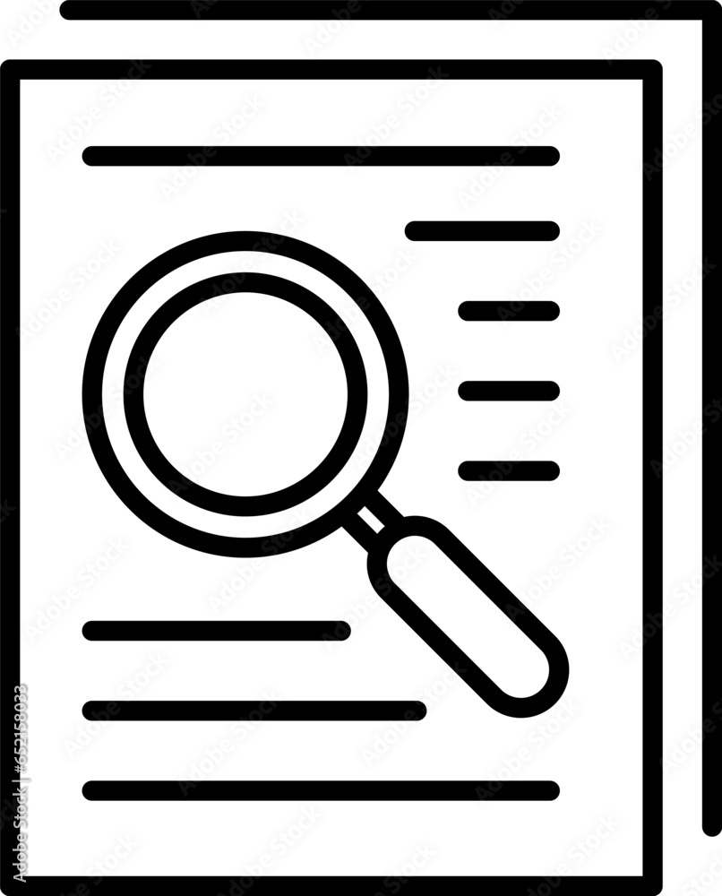 Case study vector icon on white background. Case study vector icon on white background.