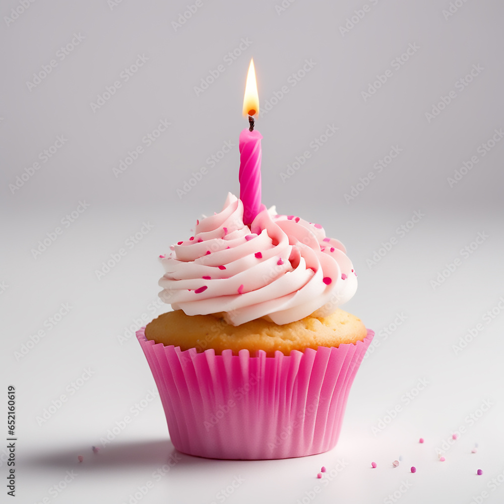 birthday cupcake with candle birthday cupcake with candle