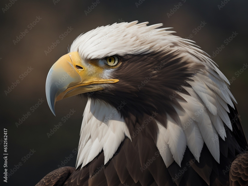 portrait of a eagle, ai generative portrait of a eagle, ai generative