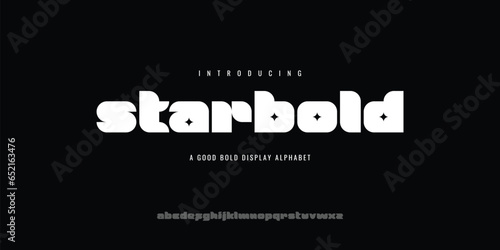 bold font modern typography for decoration, logo, party poster, t shirt, book, card, sale banner, printing on fabric, stamp. Cool alphabet. Trendy typeface. vector 10 eps