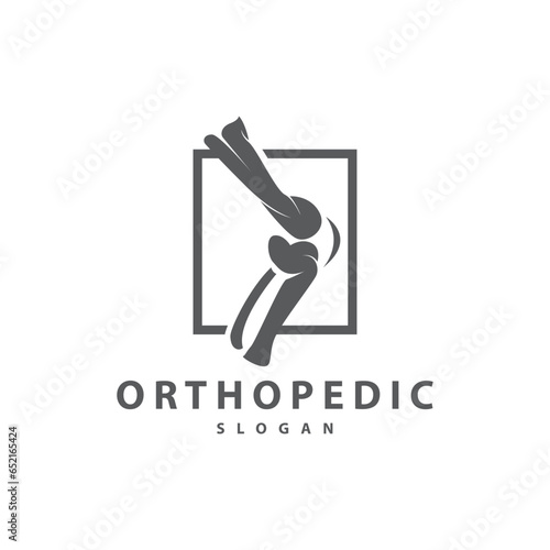 Minimalist Bone Health Logo Illustration Template Design